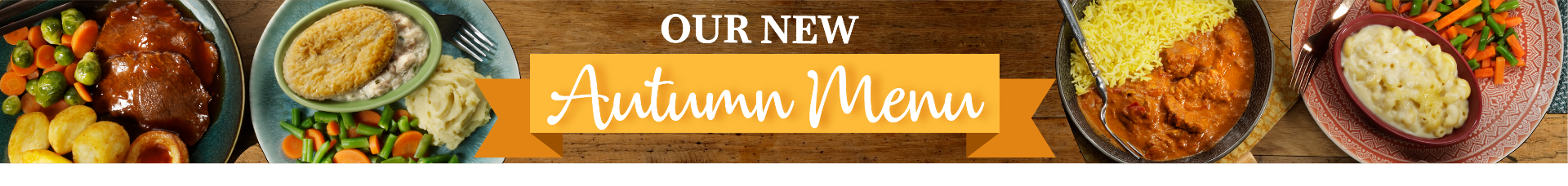 Our new autumn menu