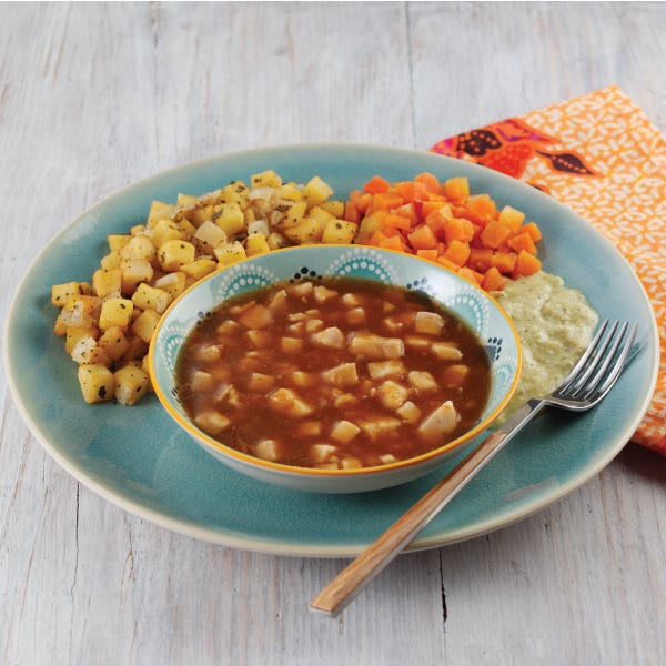 Soft & Bite-Sized Chicken in Gravy
